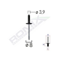 KIT MONTARE BARE PORTBAGAJ FIX070G MENABO PENTRU LOGAN I. SANDERO (2008-2012) 8448