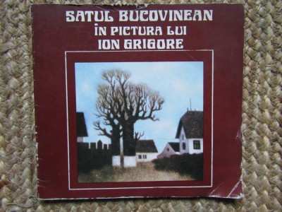 Satul bucovinean in pictura lui Ion Grigore Cornel Radu Constantinescu foto