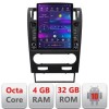 Navigatie Ford Mondeo 2004-2007 dedicata Ouad core 4+32 ecran vertical 9.7&quot; DSP 360 FHD AHD Android radio gps internet kit-mondeo2004-v2+EDT-E709 CarS