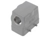 Carcasa Conector HDC TE Connectivity, Dimensiune 4, Intrare Cablu M25, Aliaj Aluminiu, Montare pe Cablu, Unghi