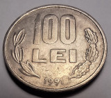 Moneda 100 lei 1991, cifra 9 dreaptă