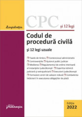 Codul de procedura civila si 12 legi uzuale. Actualizat la 15 februarie 2022 foto