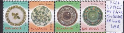 2007 Cermica romaneasca Farfurii taranesti II LP1765 MNH Pret 3,9+1Lei foto