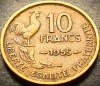 Moneda istorica 10 FRANCI - FRANTA, anul 1955 * cod 5251, Europa