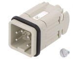 Conector HDC tată 5 pini 3 inserturi de contact