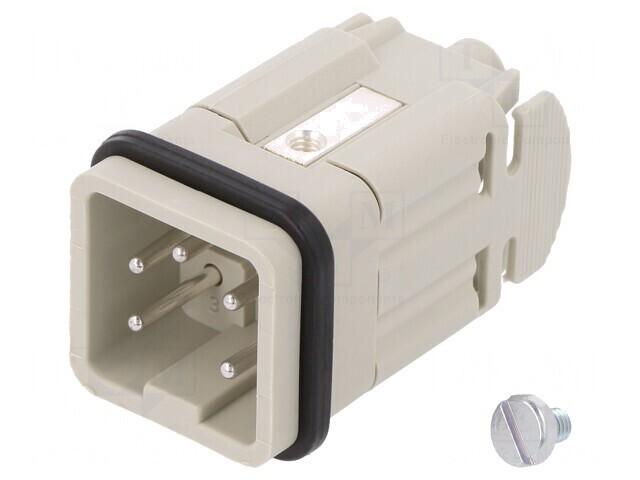 Conector HDC tată 5 pini 3 inserturi de contact