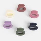 Clame de păr ovale, Set 6 buc, Multicolore, 2,5 cm, CMCLASS