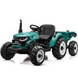 Cumpara ieftin Tractoras electric pentru copii, Kinderauto 1804 90W 12V 10Ah cu remorca basculabila, culoare verde