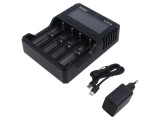 &Icirc;ncărcător Li-Ion cu Microprocesor XTAR VC4 - 4 Celule, 1A
