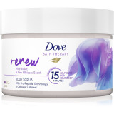 Dove Bath Therapy Renew exfoliant delicat pentru corp Wild Violet &amp; Pink Hibiscut 295 ml