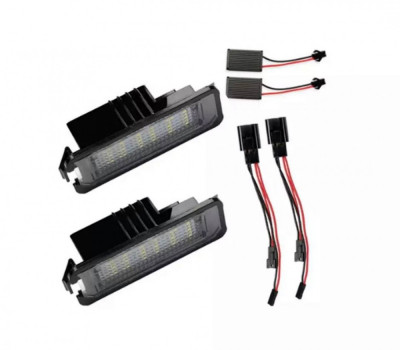 Lampi LED numar dedicate Canbus Vw Golf Passat Eos Polo Lupo Scirocco foto