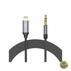 Cablu Audio Lightning - 3.5mm Tech-Protect Ultraboost 1m Negru