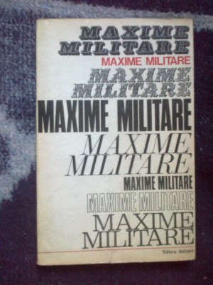 k3 Maxime militare (selectate de colonel Marin Mirea) foto