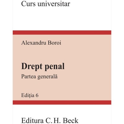 Drept penal. Partea generala, Alexandru Boroi foto