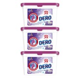 Detergent de rufe capsule Dero Levantica si Iasomie, 3 x 18 buc, 54 spalari