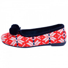Papuci de casa dama, din textil, marca Gioseppo, 16453-5, rosu 36 foto