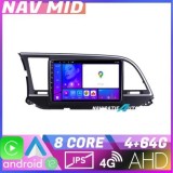Navigatie Hyundai Elantra 2015 2018 KIT 581 EDOTEC-LITE Android Ecran 720P Octa Core 4 64 Carplay CarStore Technology