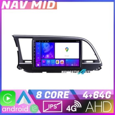 Navigatie Hyundai Elantra 2015 2018 KIT 581 EDOTEC-LITE Android Ecran 720P Octa Core 4 64 Carplay CarStore Technology foto