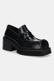 Jeffrey Campbell pantofi de piele CLASSICAL culoarea negru, cu toc drept, C529EF-08
