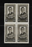 ROMANIA 1951 - PAVEL TCACENCO, BLOC, MNH - LP 291, Nestampilat