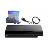Consola Sony Playstation 3 Super Slim, PS3, 500GB, 1 joystick, negru