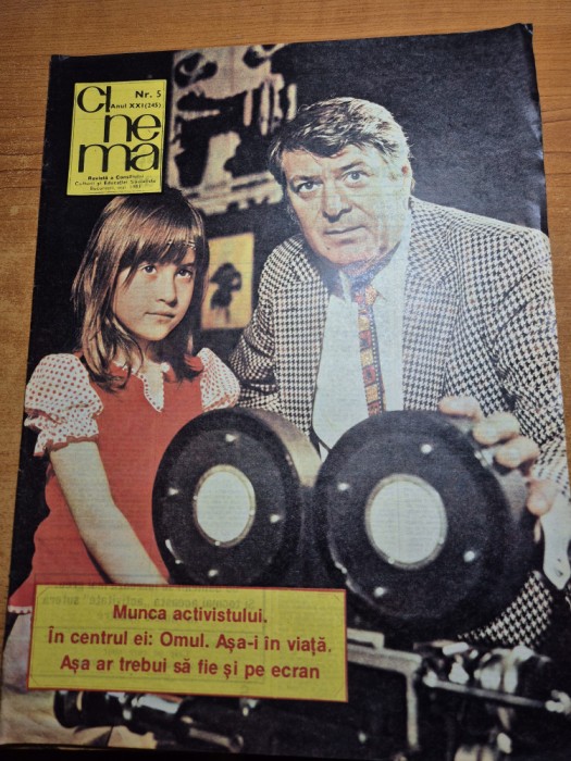 revista cinema mai 1983 - filmul viraj periculos