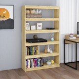 Bibliotecă/Separator cameră, 100x30x167,5 cm, lemn masiv pin