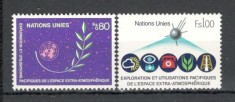 O.N.U.Geneva.1982 Explorarea si utilizarea pasnica a cosmosului UNISPACE SN.555