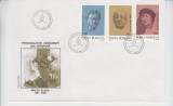 C12 - FDC Romania - Personalitati romanesti din diaspora - LP1395 - 1995, Romania de la 1950, Oameni