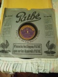 Disc vinil Pathe original pentru patefon, stare foarte buna, inceput de secol 20