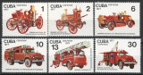Cuba 1977 Mi 2224/29 MNH - Saptamana prevenirii incendiilor, Nestampilat