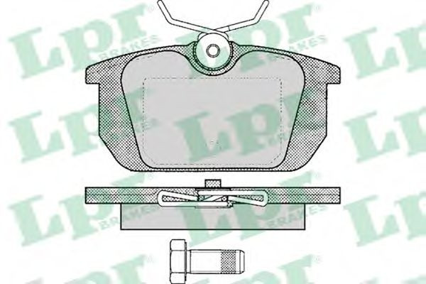 Set placute frana,frana disc FIAT BRAVA (182) (1995 - 2003) LPR 05P101