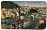 AD 909 C. P. VECHE - KALSBAD - CEHIA - CEHOSLOVACIA -CIRCULATA 1921 LA BUCURESTI