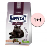 Cumpara ieftin Happy Cat Sterilised Atlantik-Lachs / Somon 1,3 kg 1+1 GRATUIT