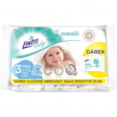 Linteo Baby Premium Midi scutece de unică folosință 5-9kg 5 buc