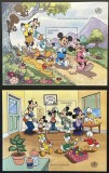 Uganda MNH 1990 - Disney desene animate OMS - colite