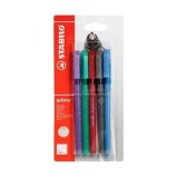 Set pixuri fara mecanism Stabilo Galaxy 818, varf 0.45 mm, 5 bucati