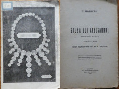 Radivon , Salba lui Alecsandri , 1840 - 1885 , Albumul creat. rolurilor , 1920 foto