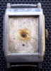 Ceas Barbatesc Mecanic Edox Chronometer 32 Swiss, Defect, Pt. Piese, Vintage, Cadran Deteriorat, Mecanism 23.5mm, Carcasa 33mm