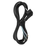 Cablu de alimentare EMOS S18373 flexibil, 3x0.75mm2, 3m, negru, izolatie PVC, cu impamantare