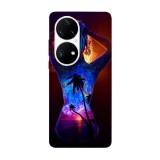 Husa compatibila cu Huawei Nova Y70 model Fantasy galaxy, Silicon, TPU, Viceversa, Transparent, Carcasa