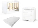 Mobilier Camera copii Si Bebelusi KLUPS Karolina Alb Natur