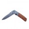 Briceag tactic de vanatoare XL Foxter, 28 cm, lama otel, sistem blocare Liner Lock, maner din lemn si otel