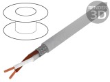 Cablu Ecranat Li2YCY-TP 1x2x0,34mm2 Cupro-Cositorit