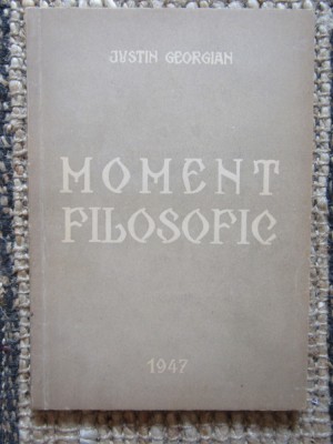 JUSTIN GEORGIAN - MOMENT FILOSOFIC foto