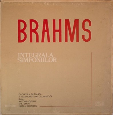 Brahms &amp;ndash; Integrala simfoniilor (boxset, 4 viniluri) foto