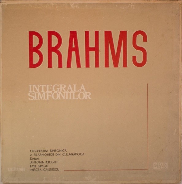 Brahms &ndash; Integrala simfoniilor (boxset, 4 viniluri)