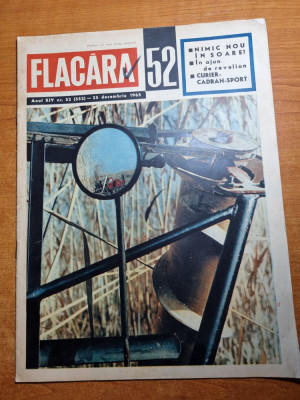 flacara 25 decembrie 1965-articol revelion,nr. aparut in ziua de craciun foto