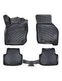 Covorase Auto Cauciuc Tip Tavita Skoda Octavia IV 2020- Umbrella, Negre, Impermeabile, Bordura 3cm, Fixare Podea
