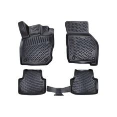 Set covorase auto din cauciuc tip tavita pentru Skoda Octavia IV 2020-